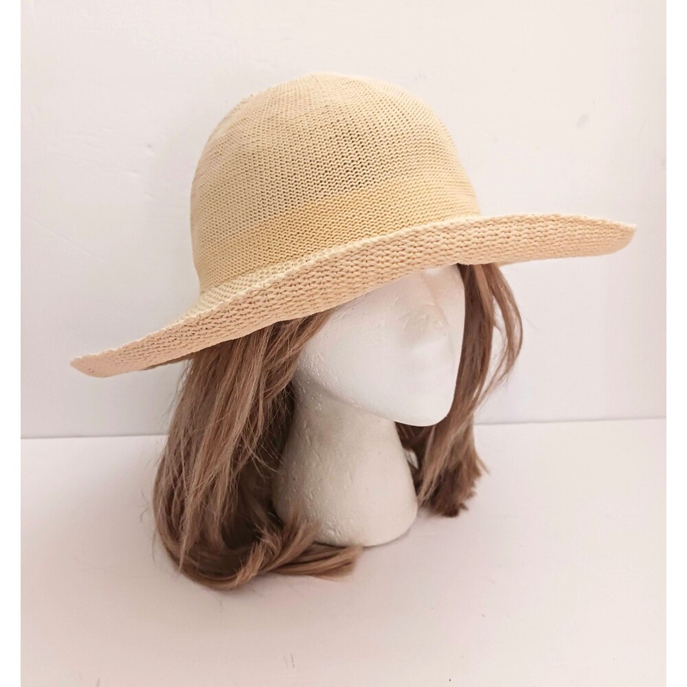Wallaroo Victoria Wide Brim Hat Light Yellow UPF 50+ Breathable Lightweight